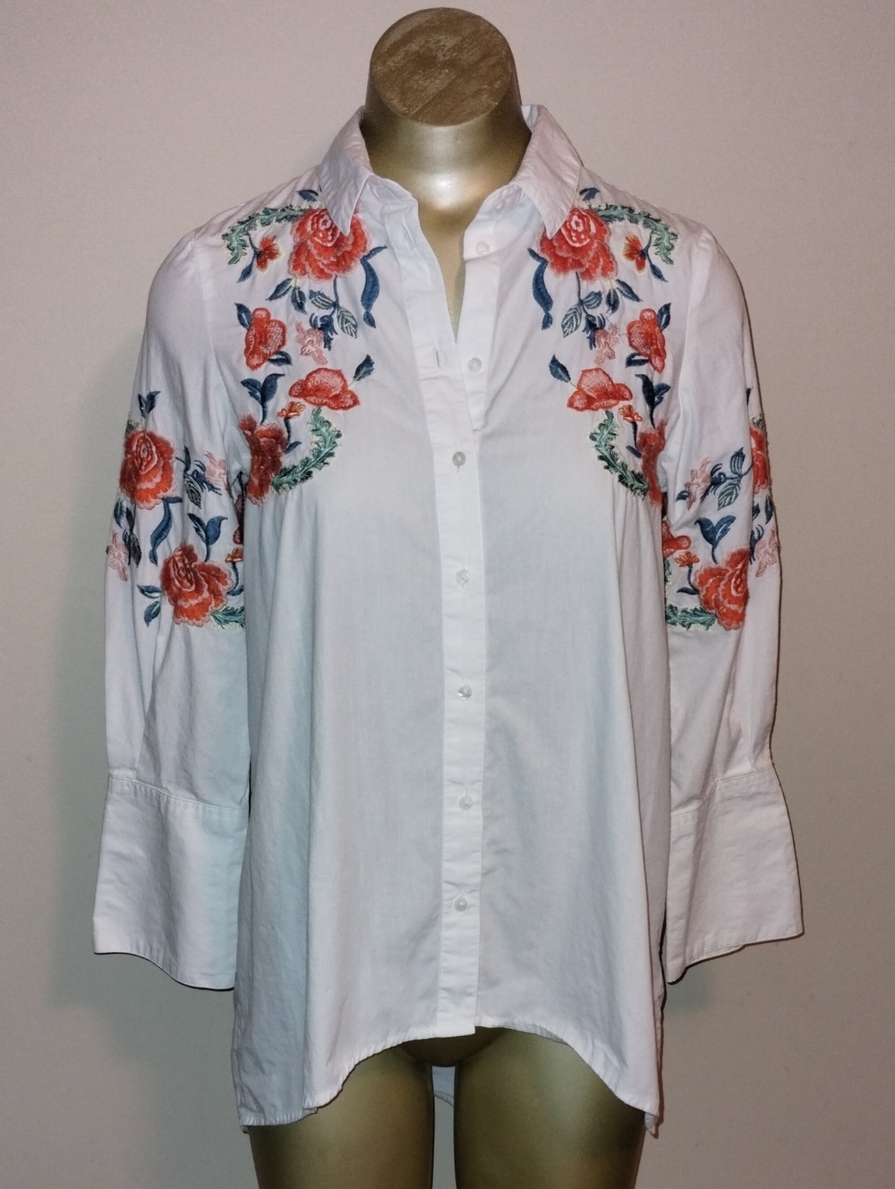 Embroidered Button Down